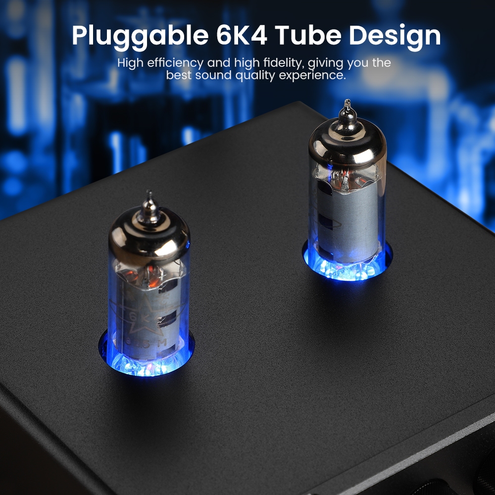 Aio Bộ Khuếch Đại Âm Thanh hifi qcc3034 aptx tube-t2 6k4