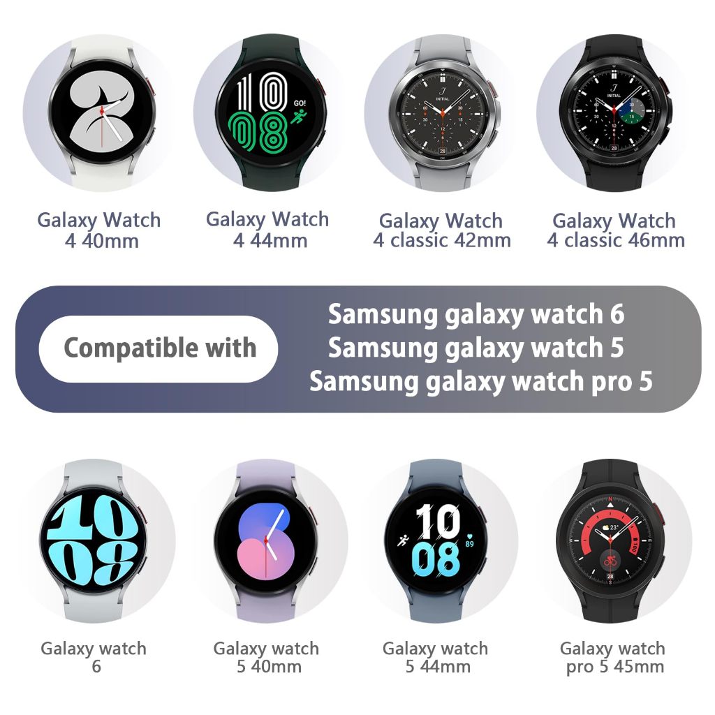 Dây Đeo Silicon Cho Đồng Hồ Thông Minh Samsung Galaxy Watch 4 5 40 44mm 5 Pro 45mm 4 Classic 42 46mm
