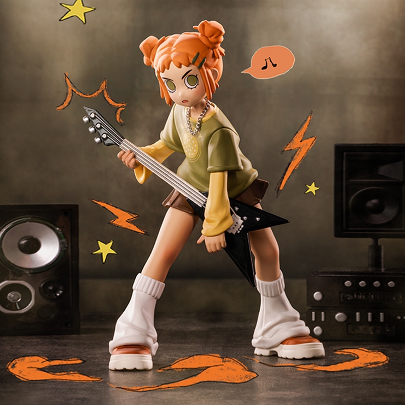 Mô hình nhân vật hành động POP MART Peach riot rise up series ngẫu nhiên làm quà sinh nhật cho trẻ em