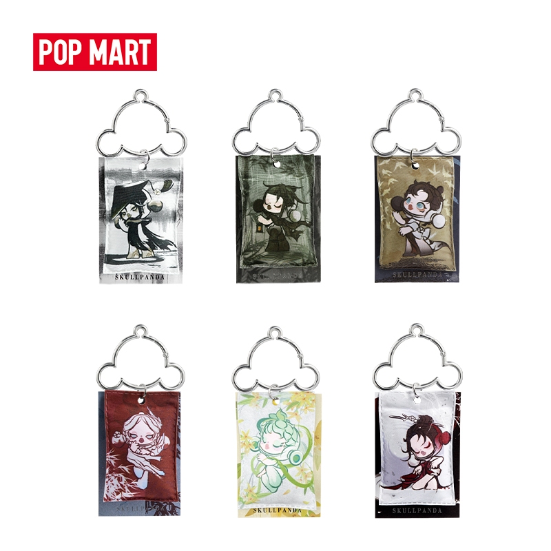 Pop mart skullpanda Loạt Hoa Mận Mực