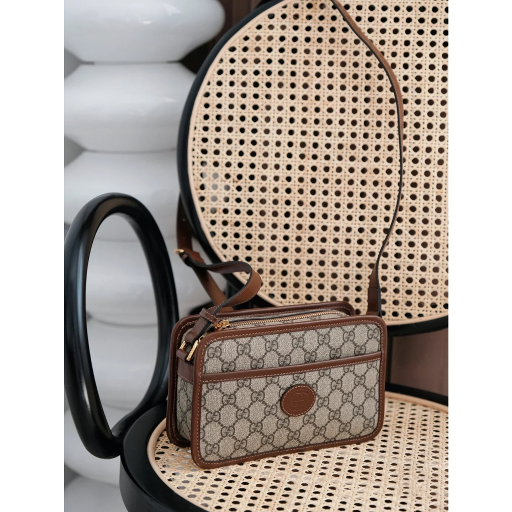 Túi Nam mini 19 * 17 cm Mới Với Khóa Liên Kết g Không Hộp