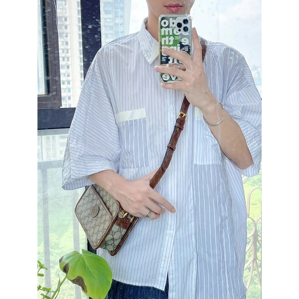 Túi Nam mini 19 * 17 cm Mới Với Khóa Liên Kết g Không Hộp