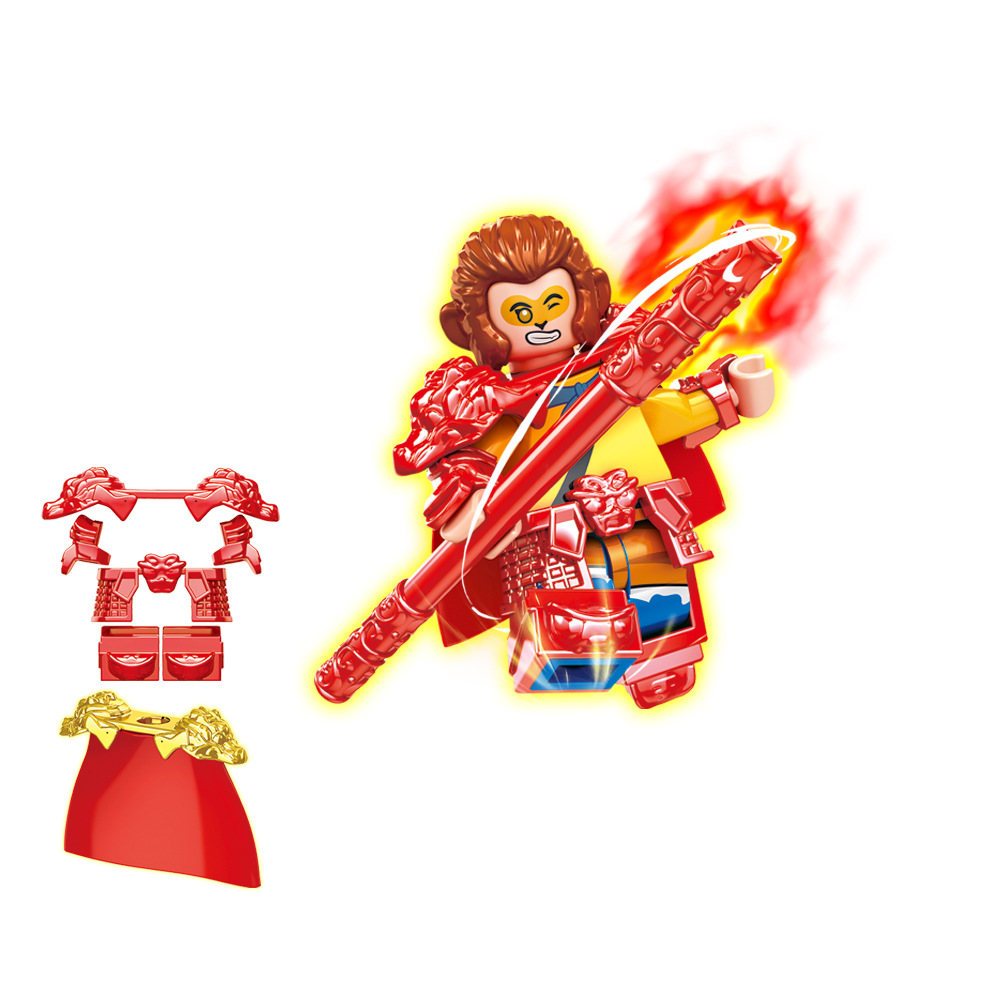 Bộ 8 Mô Hình Nhân Vật Phim Hoạt Hình wukong monkey king qp5004