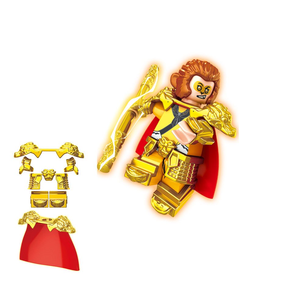 Bộ 8 Mô Hình Nhân Vật Phim Hoạt Hình wukong monkey king qp5004
