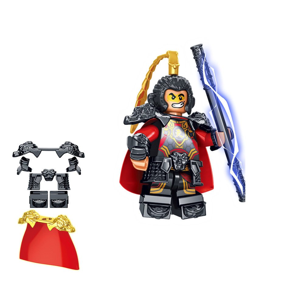 Bộ 8 Mô Hình Nhân Vật Phim Hoạt Hình wukong monkey king qp5004