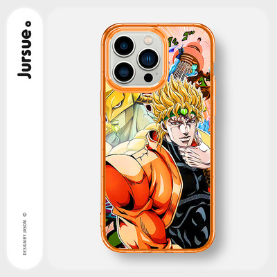 Ốp lưng JURSUE mềm chống bẩn nam anime dễ thương đẹp Cho iPhone 16 15 14 13 12 11 Pro Max SE 2020 X XR XS ip 8 7 Plus HFAB117