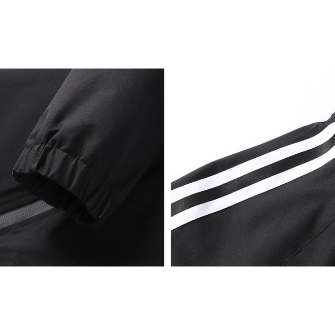 Áo Khoác Nam Có Nón Màu Trơn Chống Gió Thời Trang Thu Đông Mới