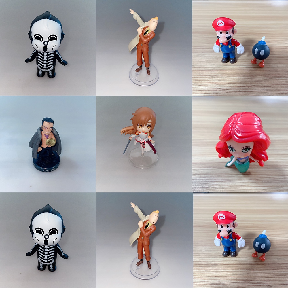 Mô Hình Đồ Chơi Nhân Vật super mario bros Trong Phim Hoạt Hình "one piece" 3-8cm