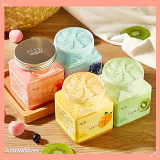 Heyxi fruit scent bath salt,back foot hand foot bath salt,tẩy tế bào chết body scrub 350g