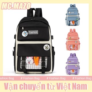 MC.MAZO Ba lô đi học công suất lớn phong cách Hàn Quốc dành cho nữ