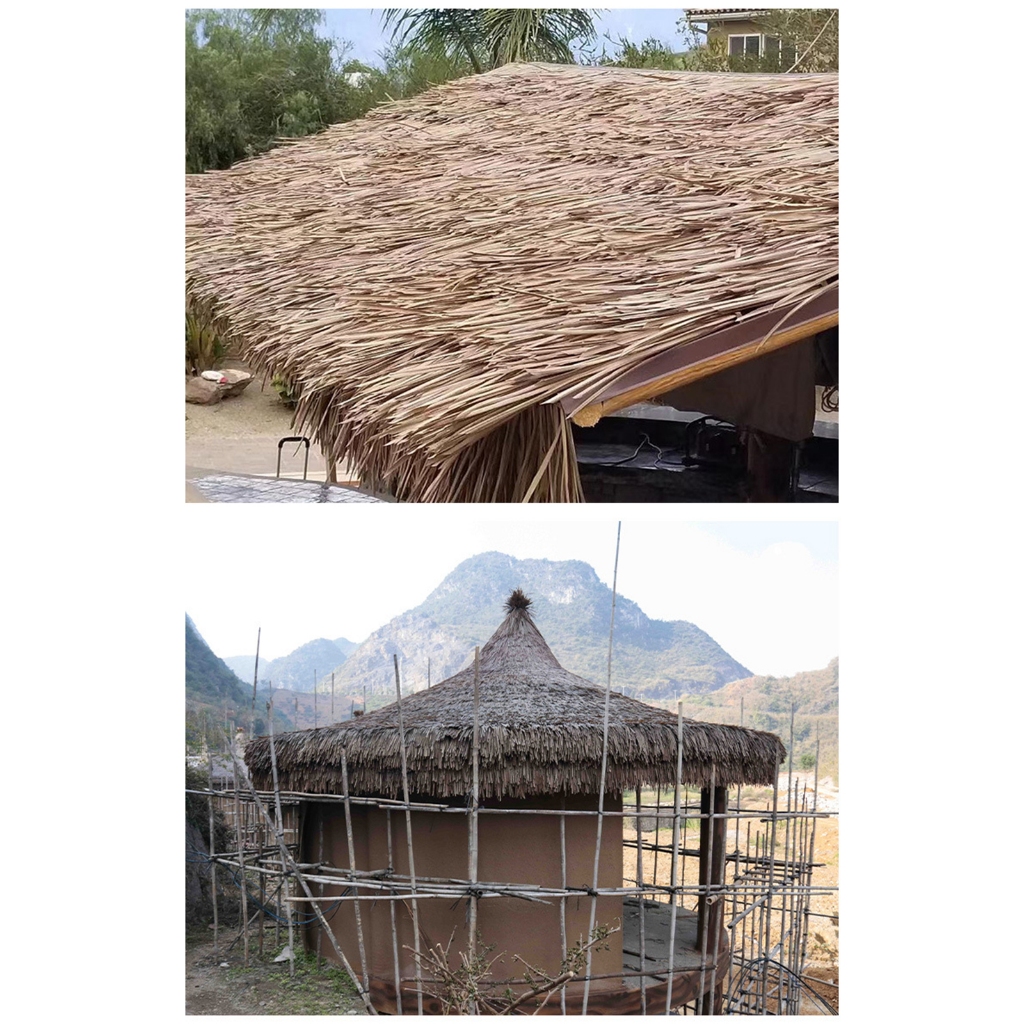 Amagogo Mái Hiên Giả Bằng Rơm Kích Thước 50x50 Dùng Trang Trí