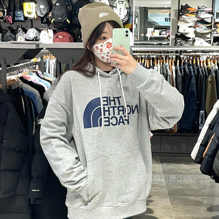 The northface Áo Hoodie In logo Cổ Điển Thời Trang Cho Nam Nữ