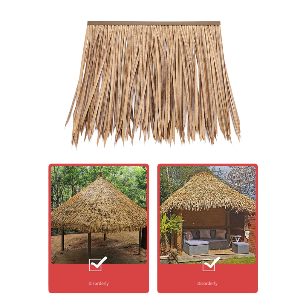 Amagogo Mái Hiên Giả Bằng Rơm Kích Thước 50x50 Dùng Trang Trí