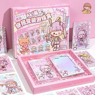 Bộ Tranh Đồ Chơi Giấy/Đồ chơi hình dán trang điểm thay đổi hình công chúa/ Hình Dán Cute Sticker Dễ Thương/sticker decor/stiker trang trí sổ/Quà tặng con gái