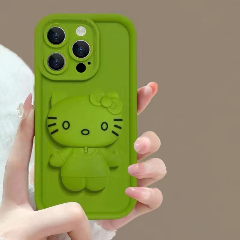 Ốp lưng Redmi Note 12 4G Note 12 5G Note 12 Pro 4G Note 10 5G 9 9 PRIME 9A Phim hoạt hình xoay trang điểm gương đứng silicone da cảm giác trường hợp điện thoại