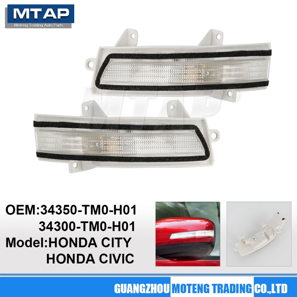 Đèn chiếu hậu HONDA cho CITY TM0 2009 ~ 2014 / CIVIC TR0 FB Đèn LED báo rẽ 34350-TM0-H01 34300-TM0-H