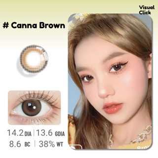 Ống Kính 14.20mm Màu Sắc Tự Nhiên Cho Máy Ảnh 1 Năm canna brown