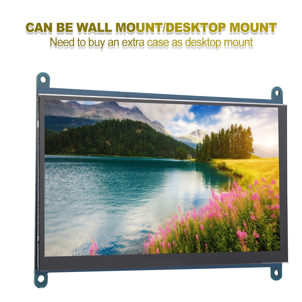 Alwaysonline Màn hình cảm ứng LCD HDMI 7 inch 1024x600 tiện lợi dành cho Raspberry Pi | BigBuy360 - bigbuy360.vn