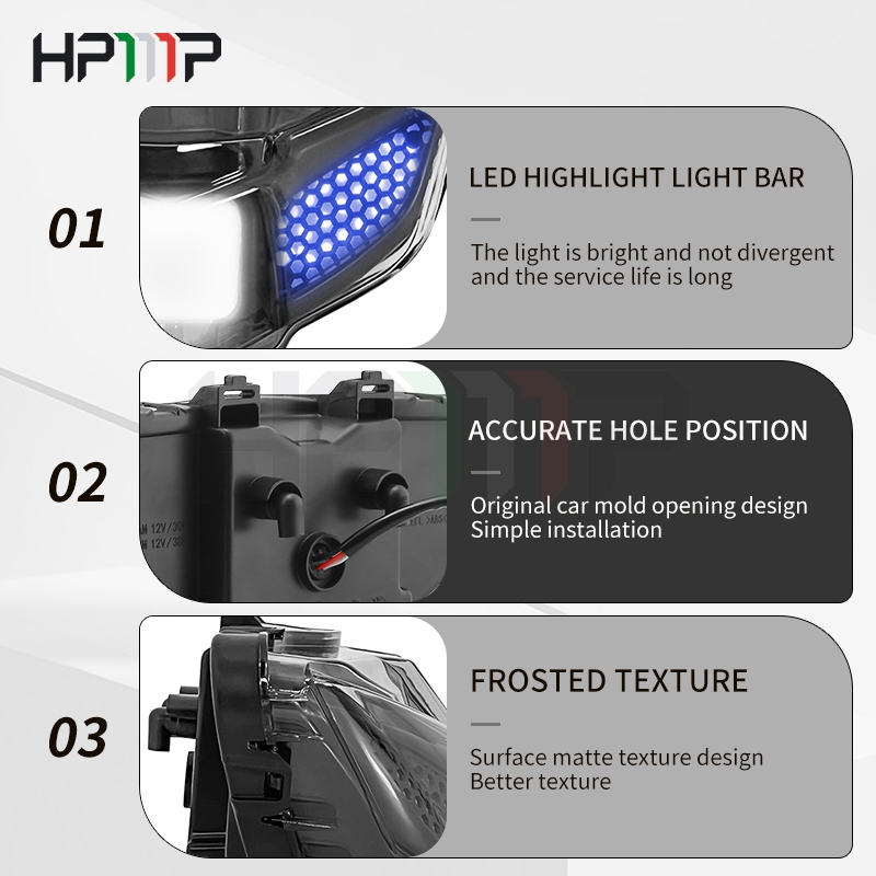 HPMP LC 135 V8 Y15ZR V2 Đèn Pha led Siêu Sáng Chuyên Dụng Cho Xe yamaha