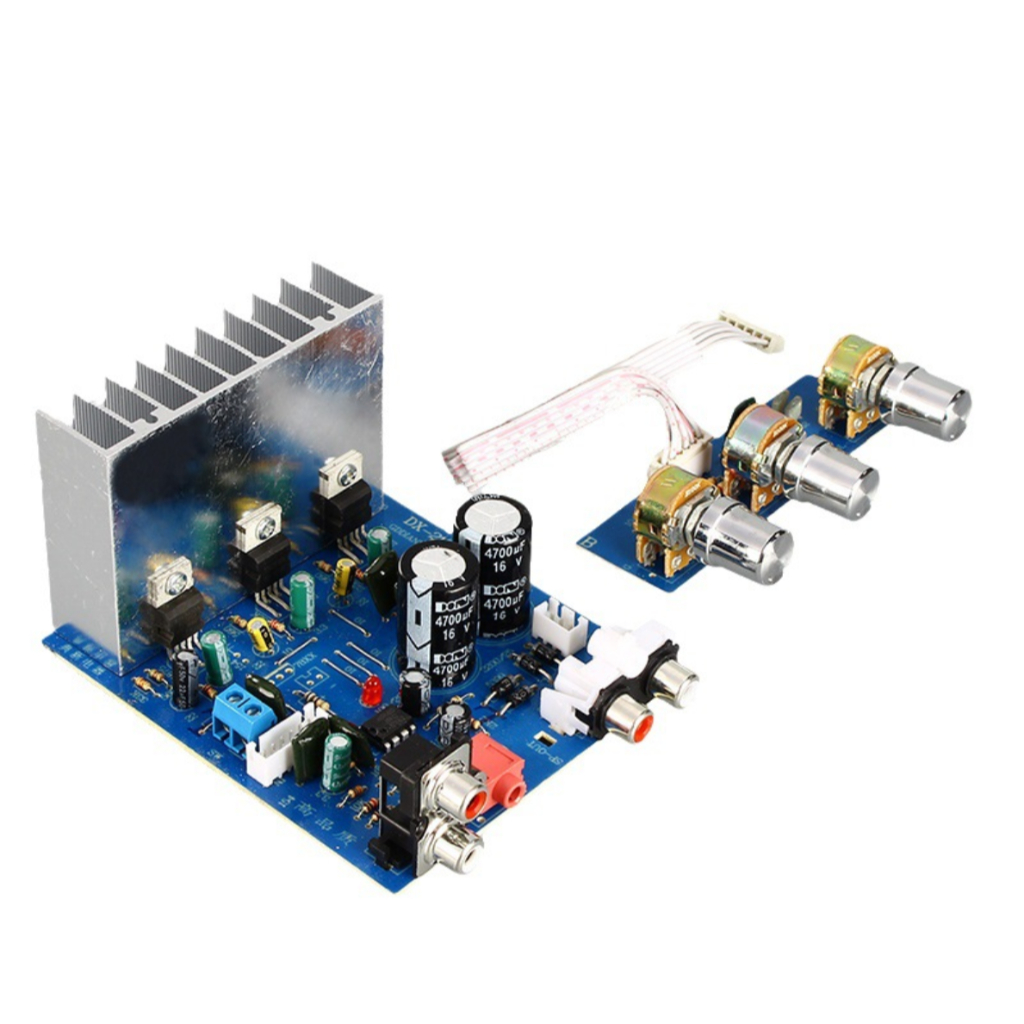 Bảng mạch khuếch đại loa siêu trầm 2.1 kênh DX-218 Mô-đun hoàn thiện tự làm