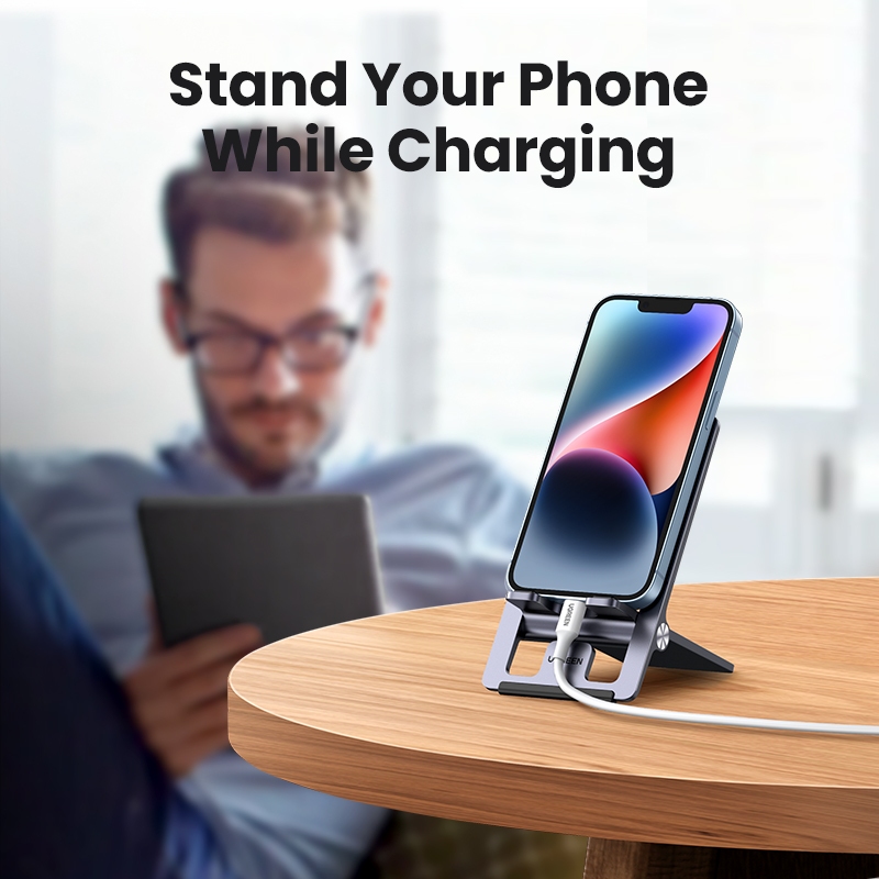 Giá đỡ điện thoại UGREEN Để bàn Giá đỡ điện thoại có thể gập lại Giá đỡ rảnh tay có thể điều chỉnh di động Tương thích với 4.7-7.2 | BigBuy360 - bigbuy360.vn
