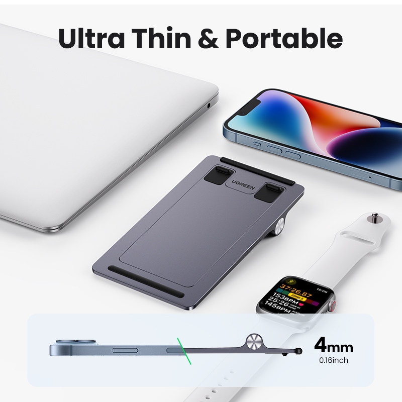 Giá đỡ điện thoại UGREEN Để bàn Giá đỡ điện thoại có thể gập lại Giá đỡ rảnh tay có thể điều chỉnh di động Tương thích với 4.7-7.2 | BigBuy360 - bigbuy360.vn
