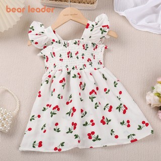 BEAR LEADER Gấu Lãnh Đạo Bé Gái 3-7 Tuổi Đầm Mùa Hè 2024 Mới Phong Cách Phương Tây Bé Gái Váy Công Chúa Bé Gái Váy Voan Cho Bé