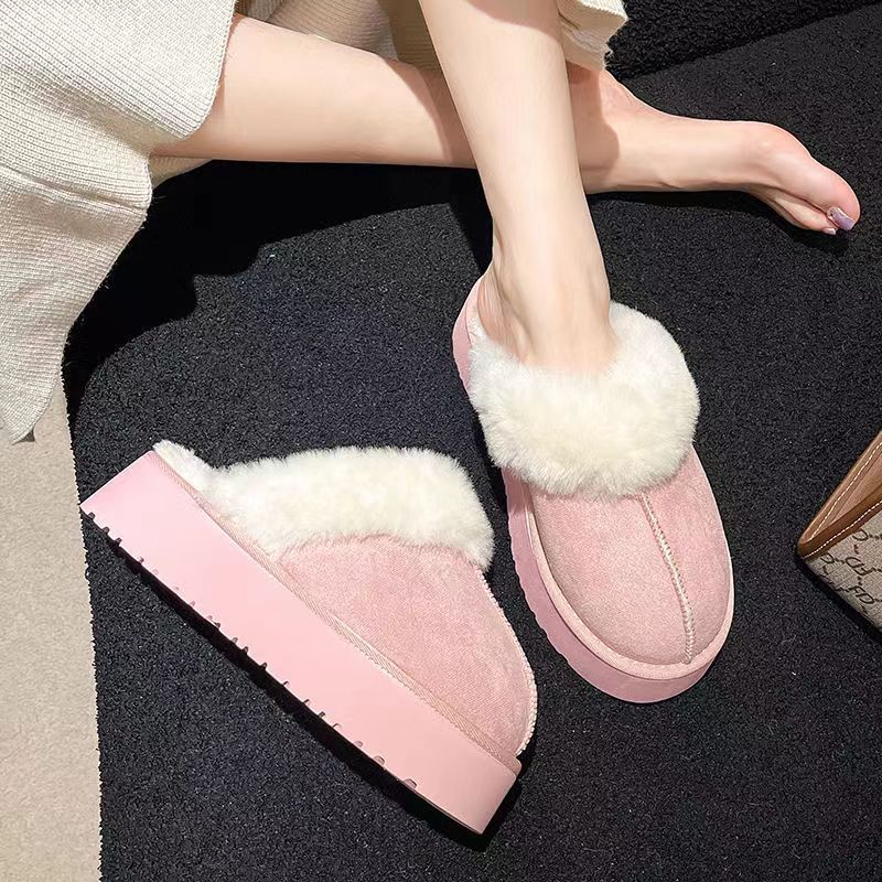 Dép Bông Lót cotton Đế Dày Phong Cách Mới Mùa Thu 2023