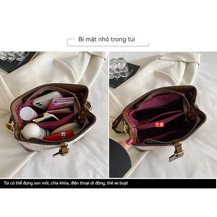 BAGSMART túi xách nữ đeo chéo  túi xách nữ 2023NEW Popular Phong Cách Hàn Quốc INS phù hợp du lịch GDJ23B0NF6 47Z231120