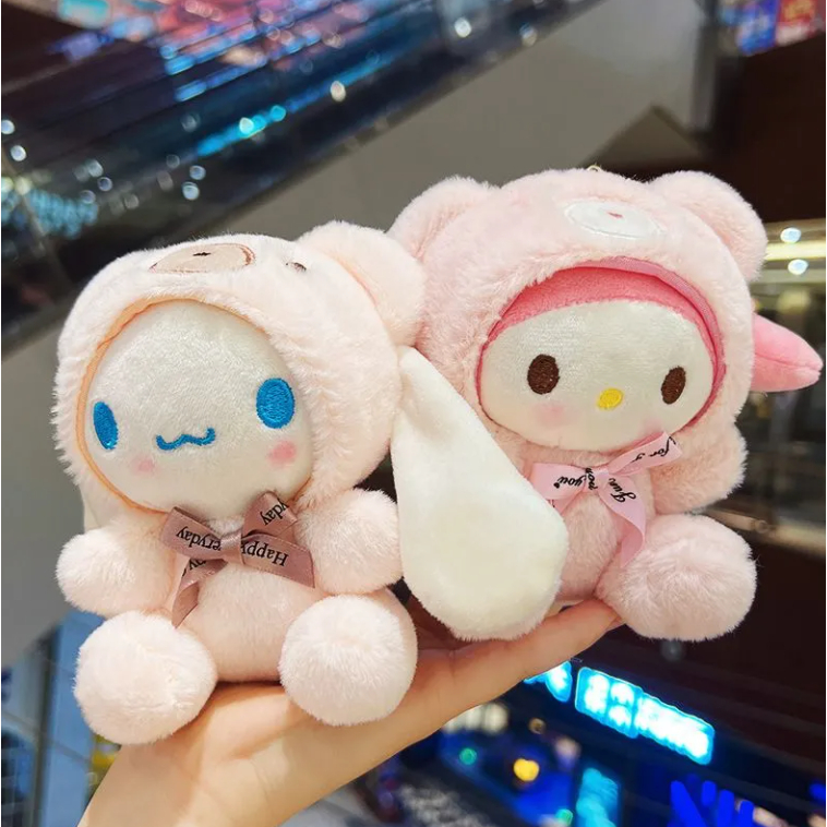 Móc Khóa Hình Búp Bê Nhồi Bông Đáng Yêu