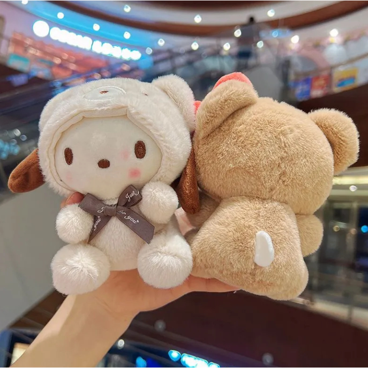 Móc Khóa Hình Búp Bê Nhồi Bông Đáng Yêu