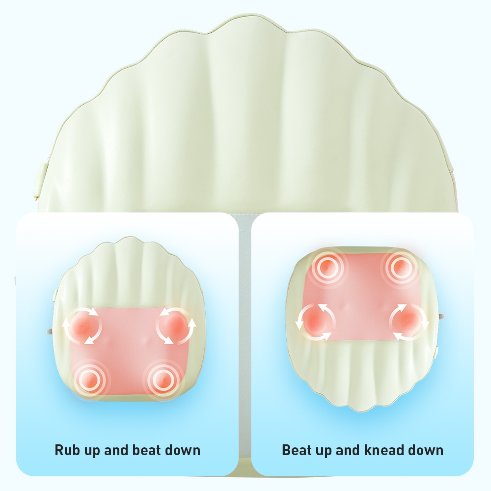 Điện trở lại Massage Gối 4 Đầu Massage Trở lại Massager Thư giãn Eo Massage Gối Sức khỏe Quà tặng Flat Massage Head