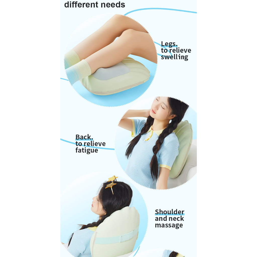 Điện trở lại Massage Gối 4 Đầu Massage Trở lại Massager Thư giãn Eo Massage Gối Sức khỏe Quà tặng Flat Massage Head