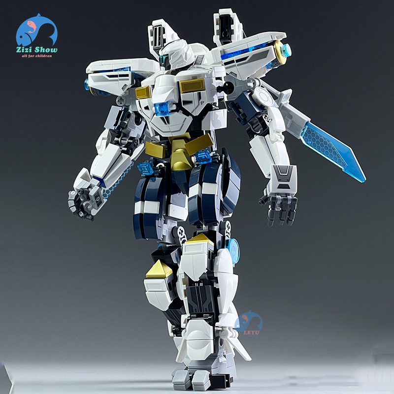 Mech Bộ Đồ Chơi Lắp Ráp Rô Bốt Chiến Binh athena ice knight diy Giáo Dục Cho Bé