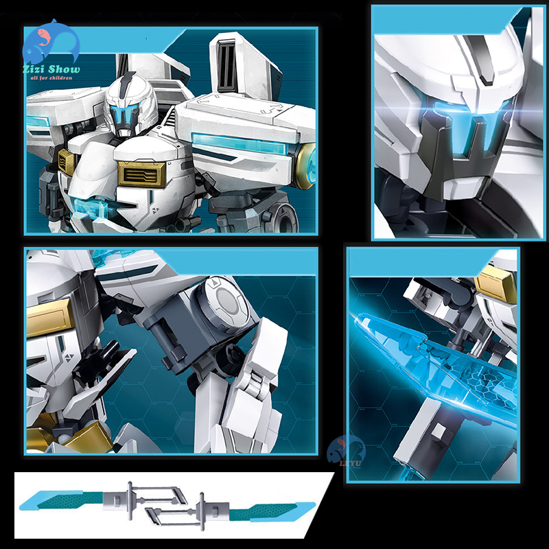 Mech Bộ Đồ Chơi Lắp Ráp Rô Bốt Chiến Binh athena ice knight diy Giáo Dục Cho Bé