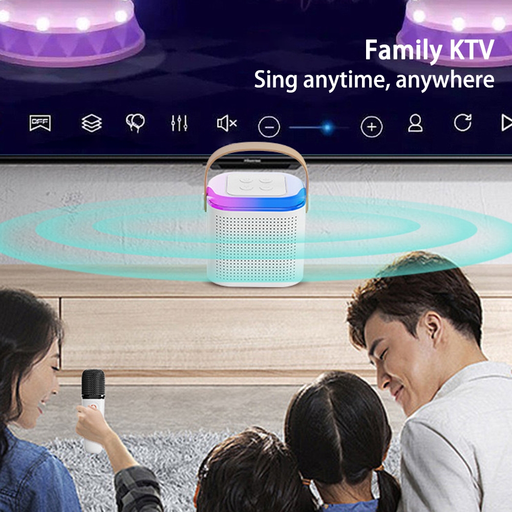 VIRWIR Loa BLUETOOTH Không Dây Tích Hợp Mic Hát Karaoke