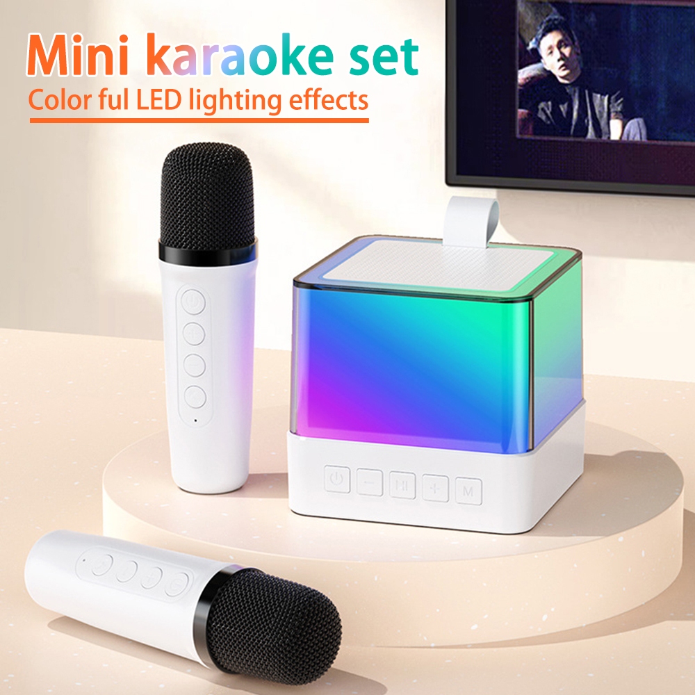 VIRWIR Loa BLUETOOTH Không Dây Tích Hợp Mic Hát Karaoke