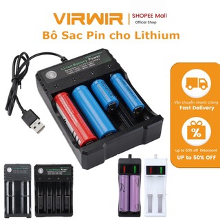Bộ Sạc Pin Li-ion 2 / 4 Ô Cho 18650 18500 16340 14500 26650 Li-ion