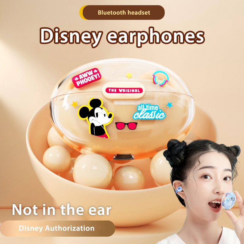 Disney Tai nghe không dây 5.3 xd06 Có mic Hỗ Trợ android / ios