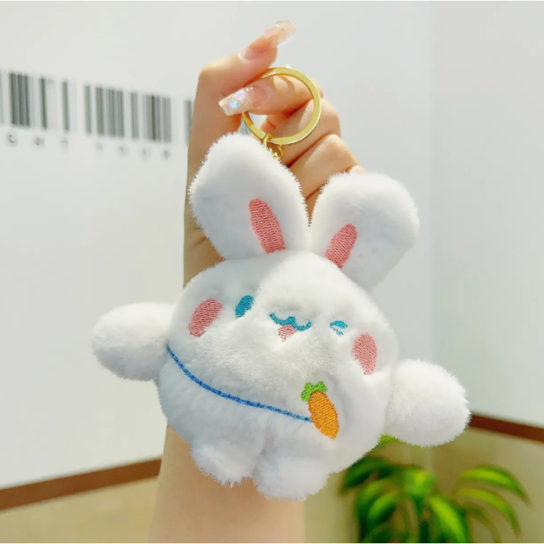 Hoạt Hình Móc Khóa Hình Thỏ Bông Đáng Yêu