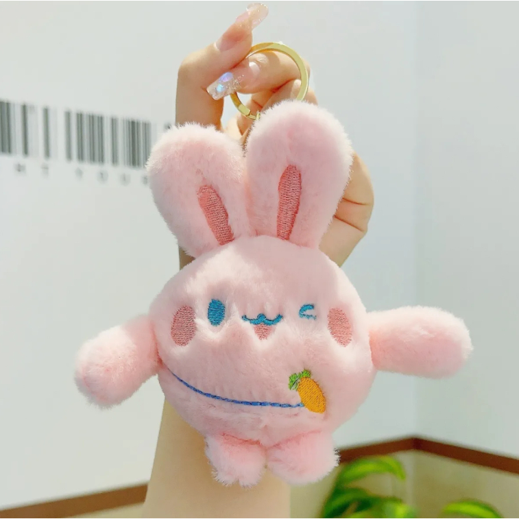 Hoạt Hình Móc Khóa Hình Thỏ Bông Đáng Yêu