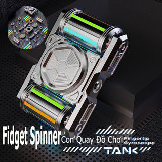 Con Quay Đồ Chơi/Fidget Spinner  Fidget toy  Bể-101 Ống Kim Loại edc Chất Liệu Khí Quyền, Đồ Chơi Con Quay Công Nghệ Màu Đen Sáng Tạo, Quà Tặng