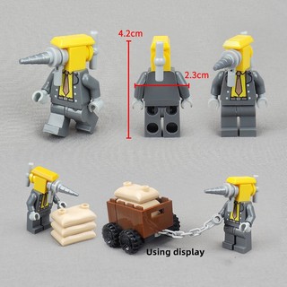 Titanic bộ đồ chơi lắp ráp mô hình toilet mini vui nhộn cho bé