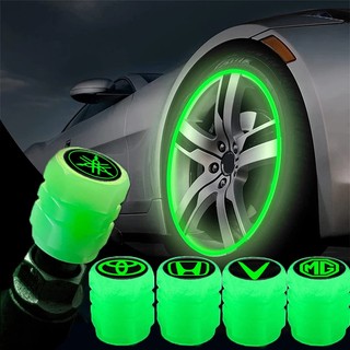 Set 4 Vỏ Bọc Van Bánh Xe Dạ Quang Độc Đáo Trang Trí Đa Dạng