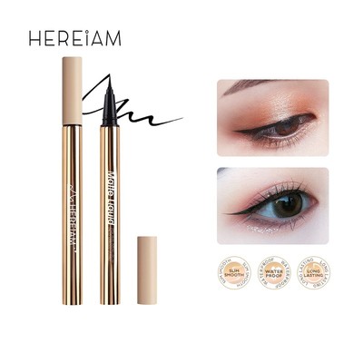 Bút Kẻ Mắt Dạng Lỏng hereiam Màu Đen Tự Nhiên Siêu Mượt Chống Nước Lâu Trôi