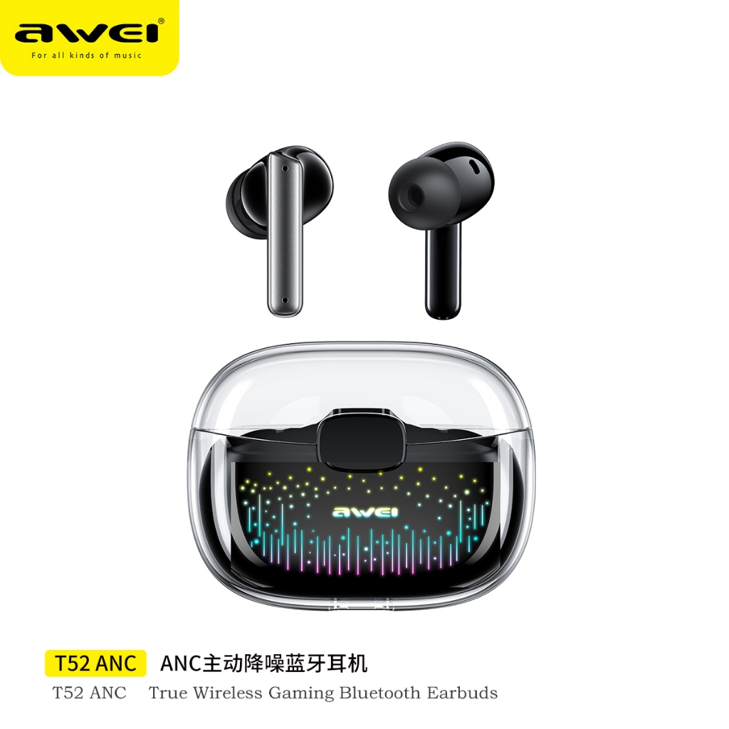 Tai Nghe bluetooth awei t52 anc Chống Ồn