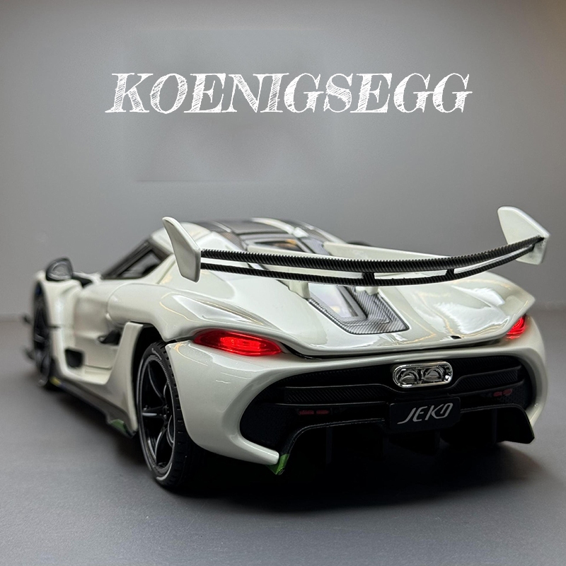 Mô Hình Xe Hơi Thể Thao koenigsegg chezhi Bằng Hợp Kim Kẽm Có Đèn Và Âm Thanh Cho Bé Trai Tỷ Lệ 1 / 24
