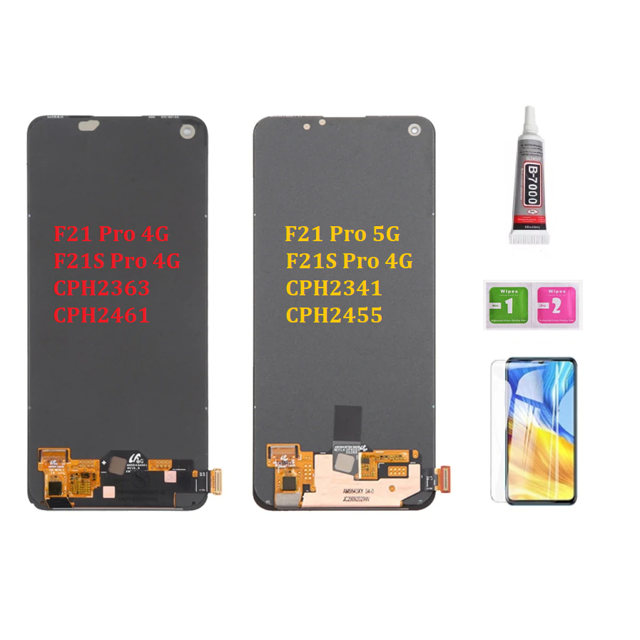 TFT Có Khung Cho OPPO F21 F21S Pro 4G 5G Màn Hình LCD Có Màn Hình Cảm Ứng