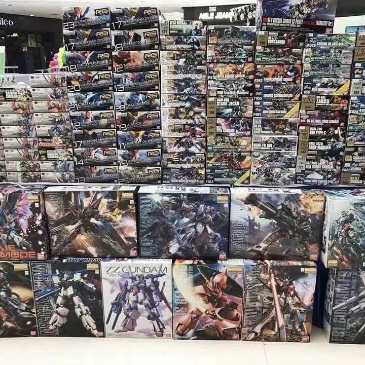 Lucky Pack EG HG MG RG Hộp bí ẩn Búp bê văn phòng trang trí bàn làm việc Mô hình búp bê hành động