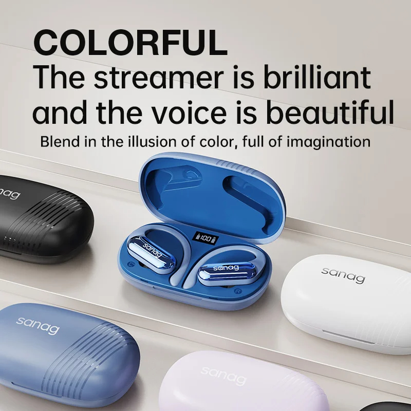 Sanag Tai nghe không dây 5.3 tws z22s Móc Vành Tai Chất Lượng Cao